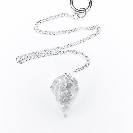Clear Quartz Pendulum