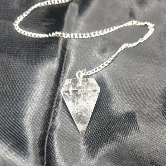 Clear Quartz Pendulum