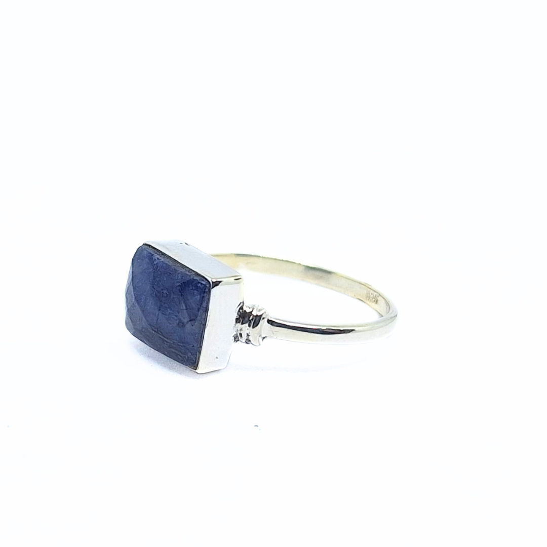 Blue Sapphire Bree Ring |Silver
