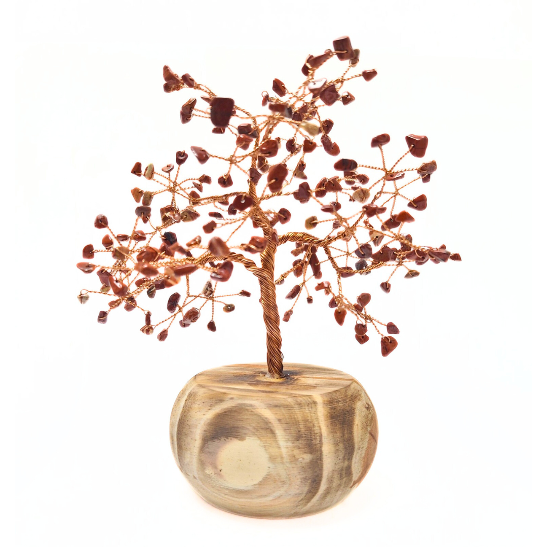 Red Jasper Gemstone Tree
