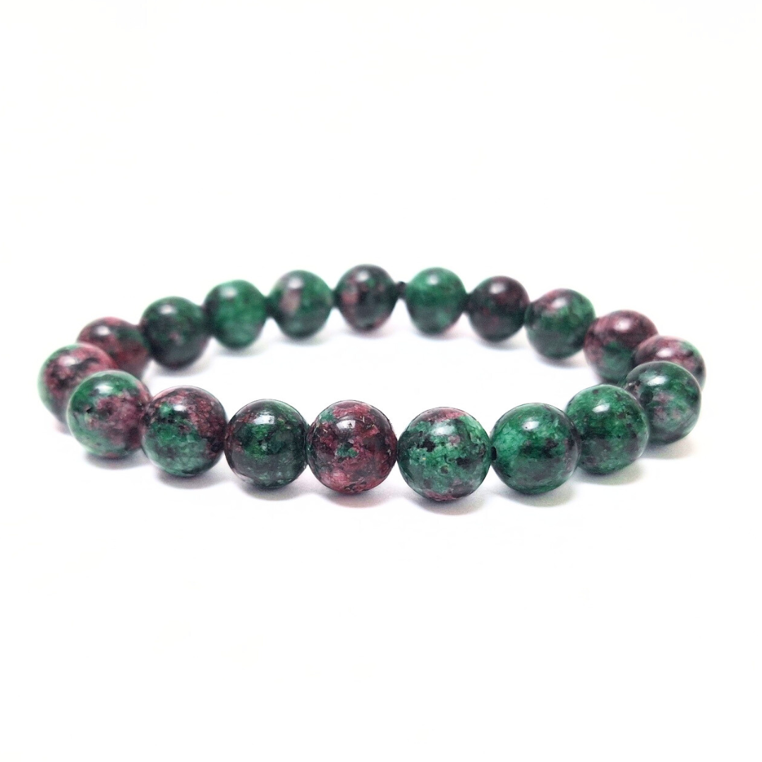 Ruby Zoisite 10mm Bracelet