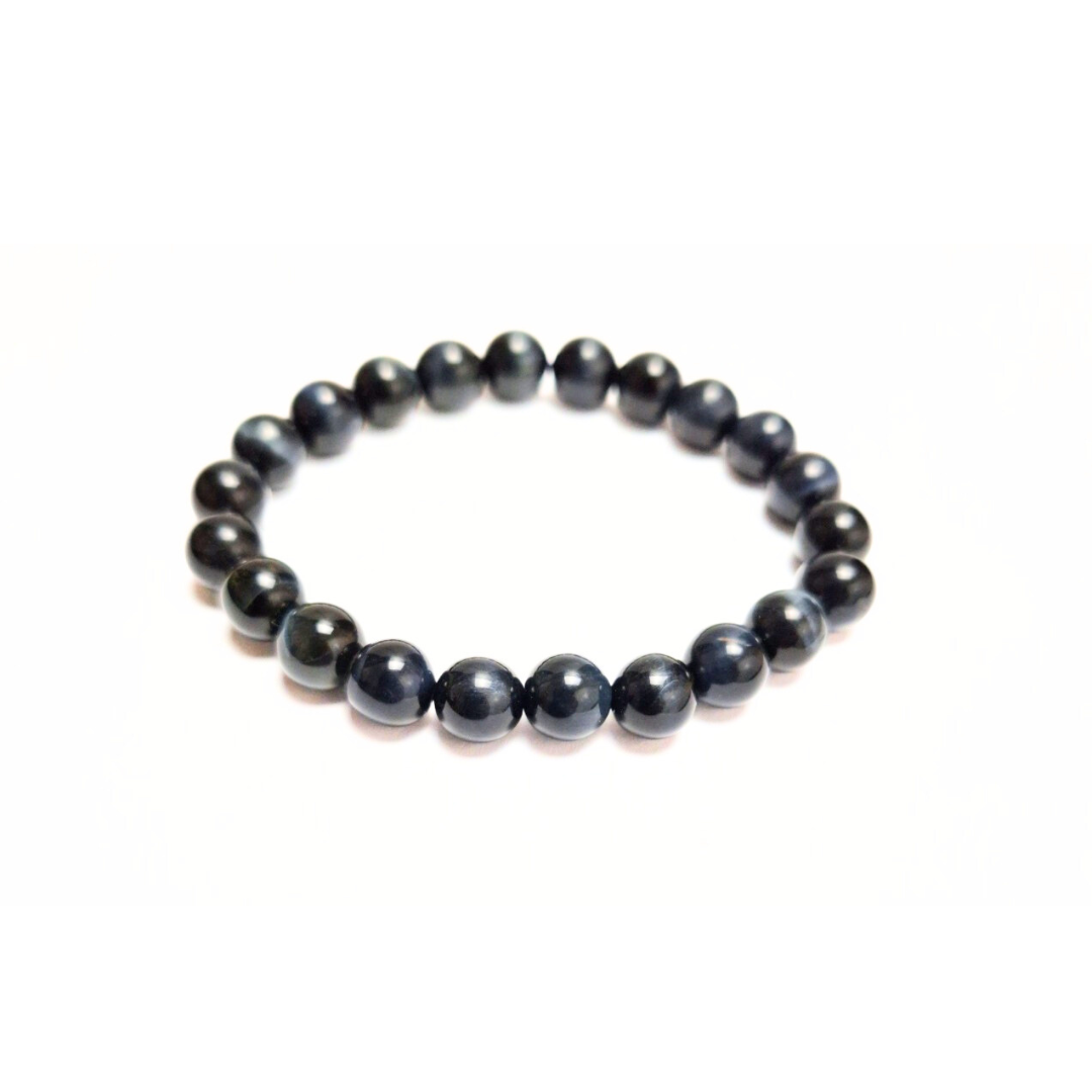 Blue Tigers Eye Bracelet (AA)