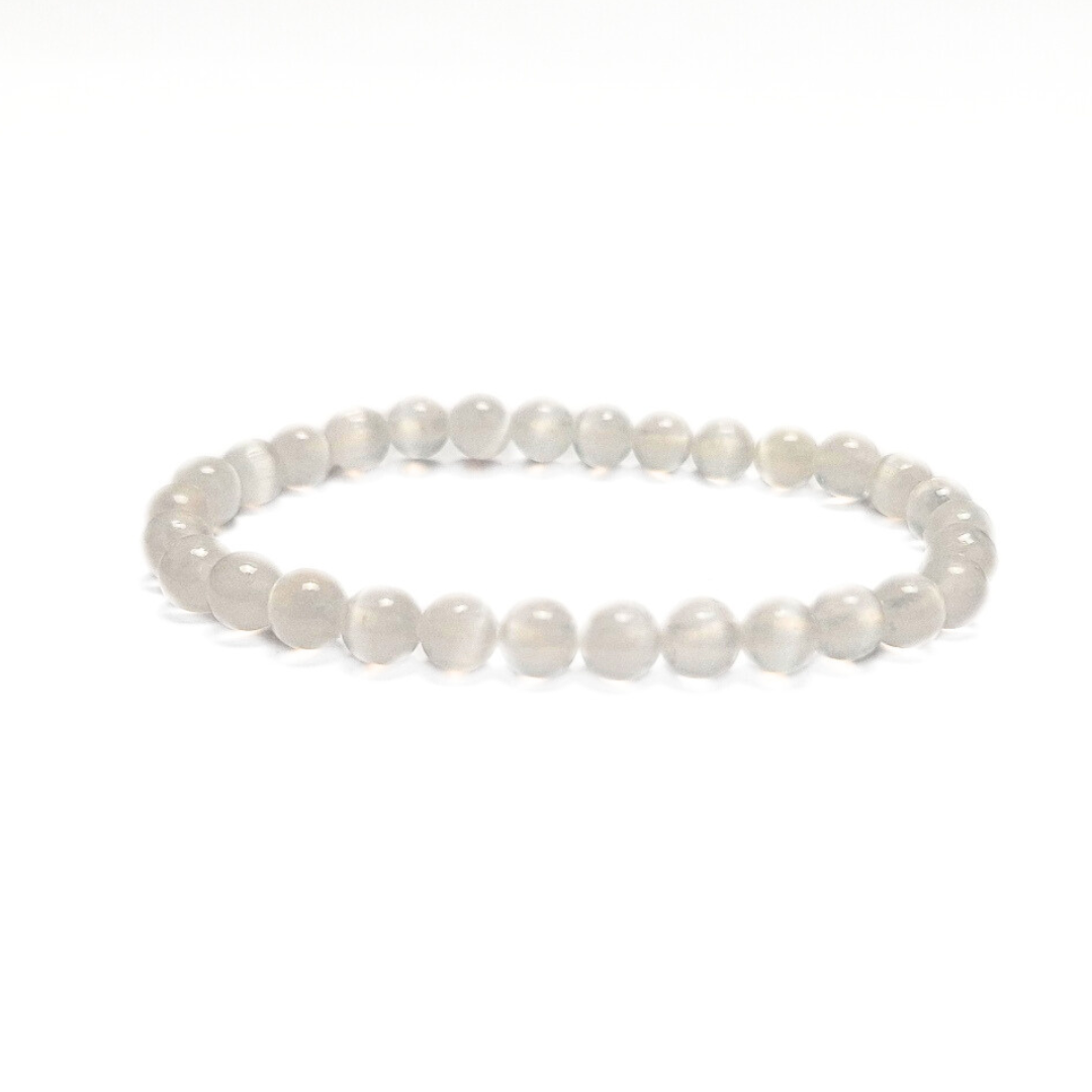 Selenite 6mm Bracelet