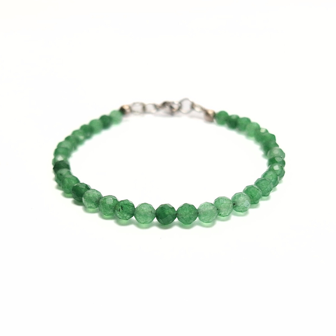 Aventurine 4mm Facet Bracelet