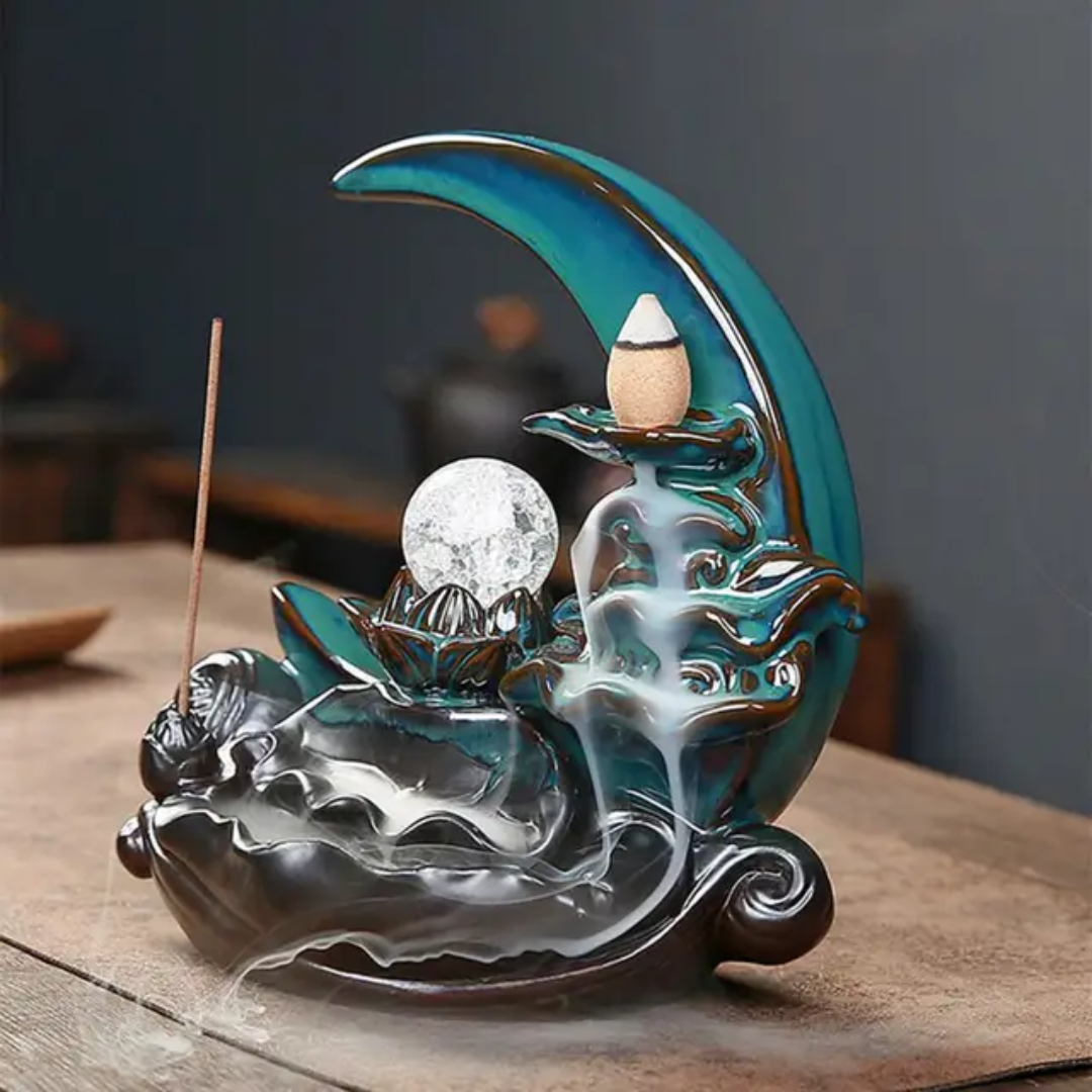 Ceramic Moon Backflow Burner