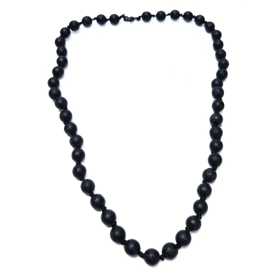 Lava Stone Beaded Necklace