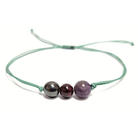 Aquarius Macrame Bracelet