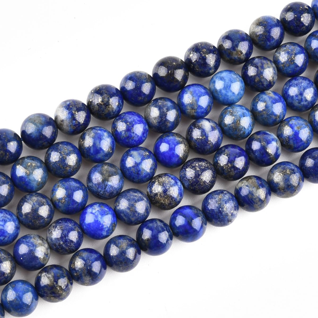 Lapis Lazuli 8mm Round Loose Beads ±46pcs