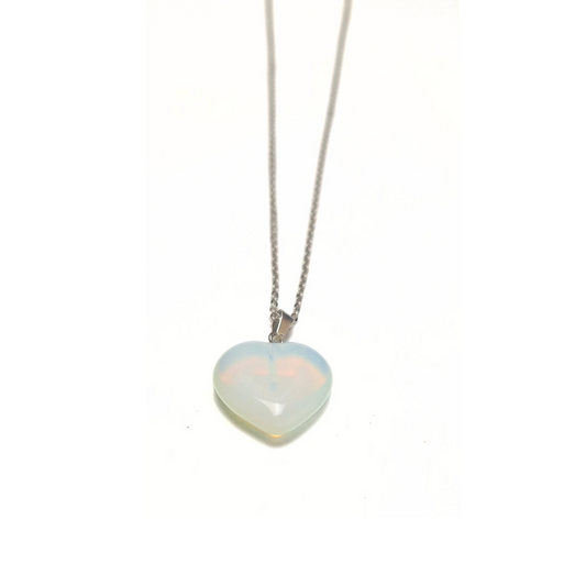 Opalite 20mm Heart Pendant