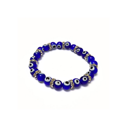 Evil Eye Glass Bracelet