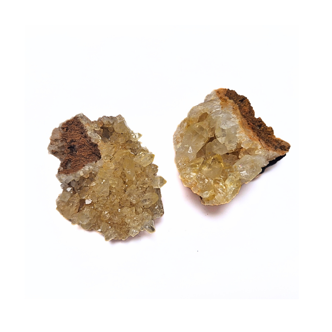 Limonite Quartz Cluster