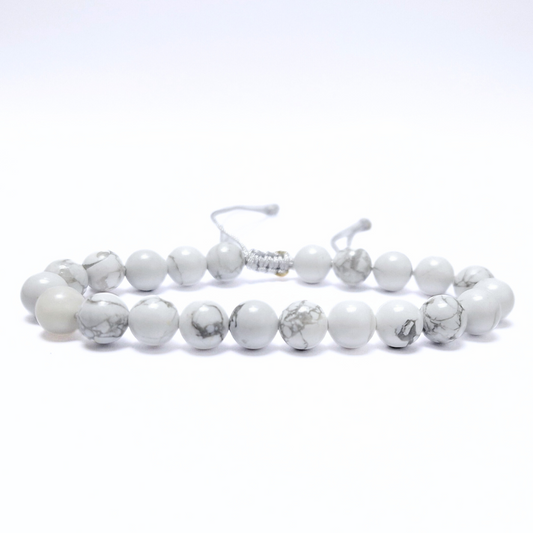 Howlite Macrame Bracelet