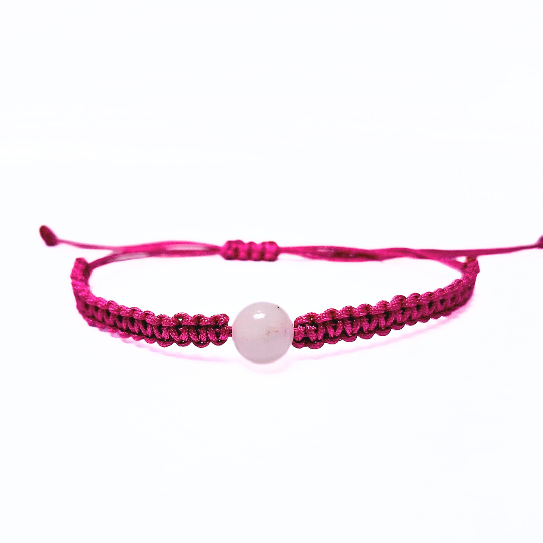 Single Bead Macrame Bracelet