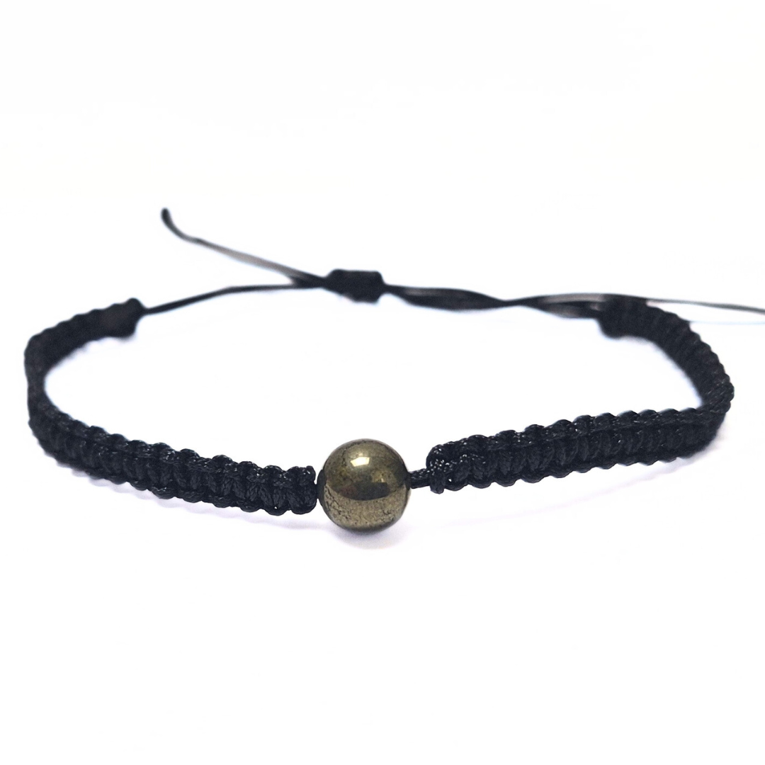 Single Bead Macrame Bracelet