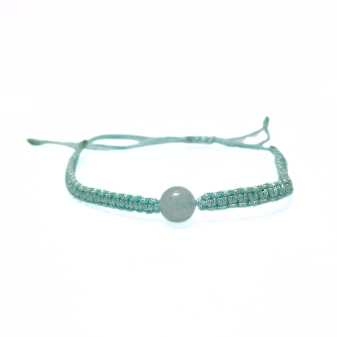 Single Bead Macrame Bracelet