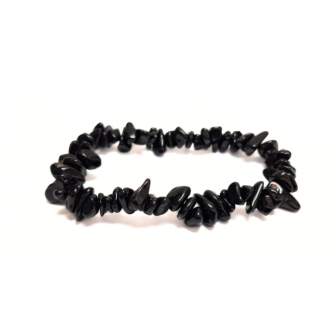 Black Tourmaline Chip Bracelet