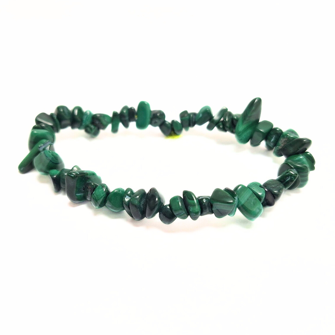 Malachite Chip Bracelet