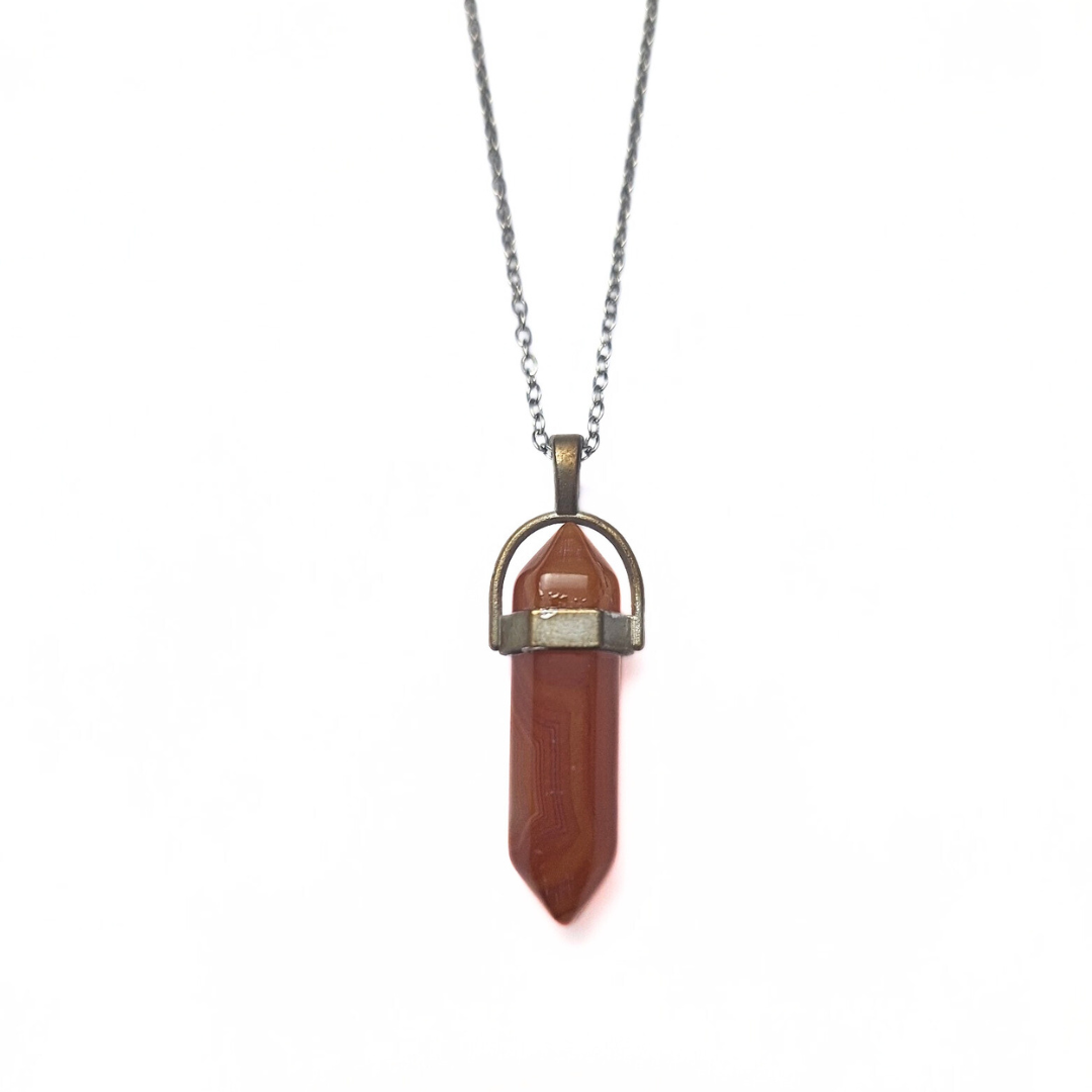 Carnelian Pointed Pendant
