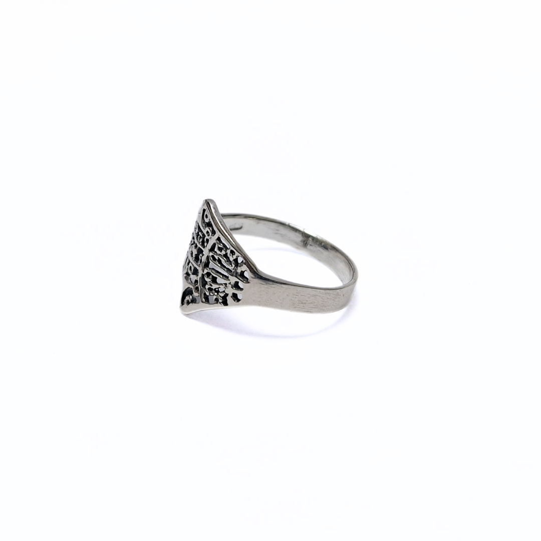 Hamsa Hand Wrap Ring |Silver