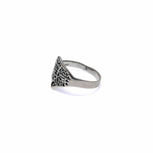 Hamsa Hand Wrap Ring |Silver