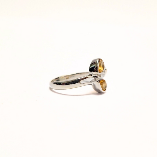 Citrine Gabz Ring |Silver