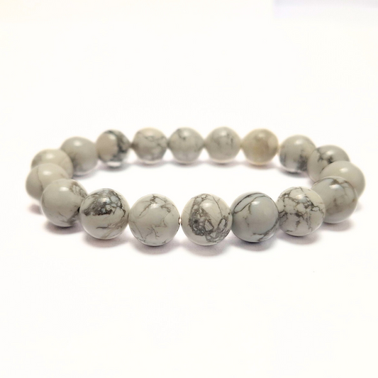 Howlite 10mm Bracelet