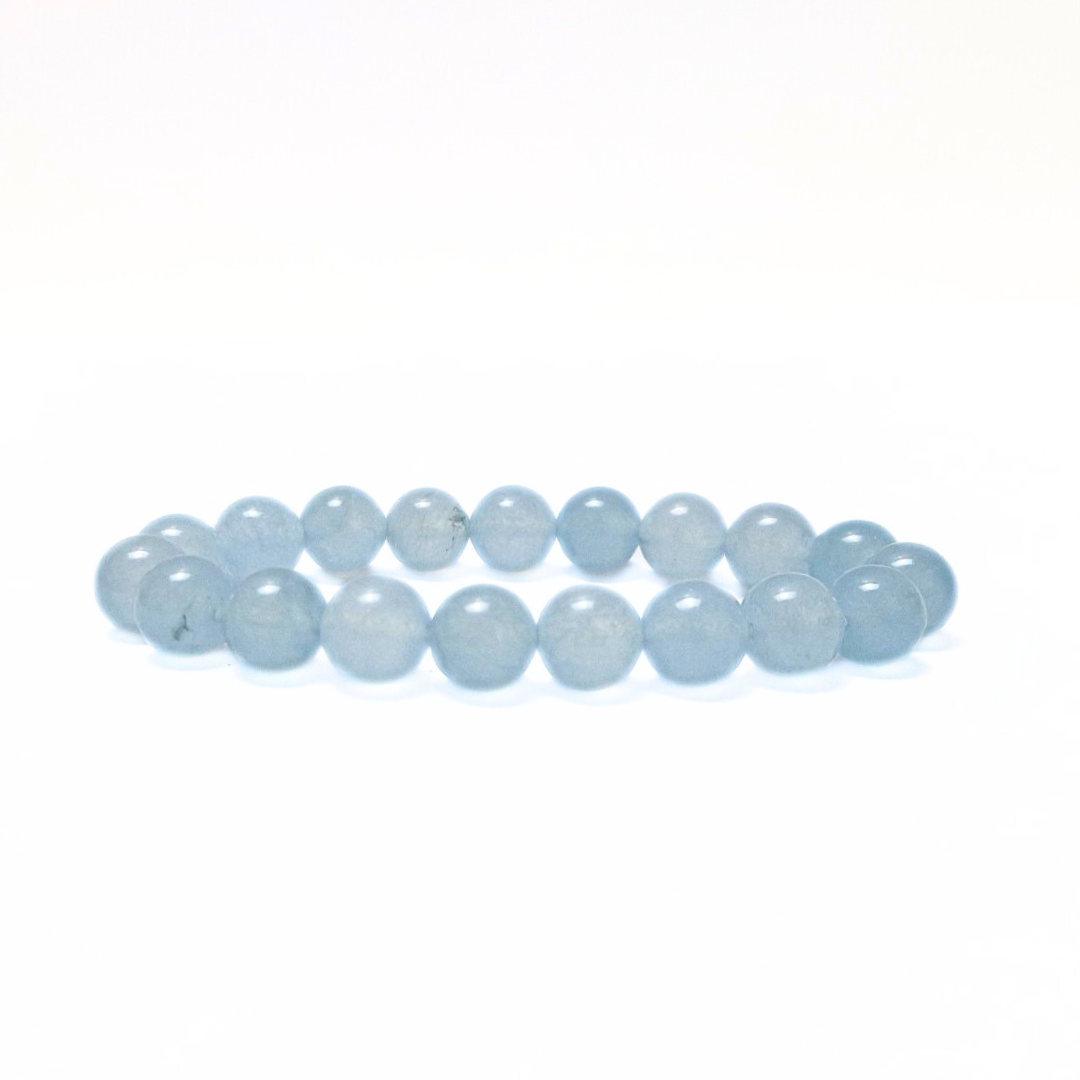 Blue Chalcedony 10mm Bracelet