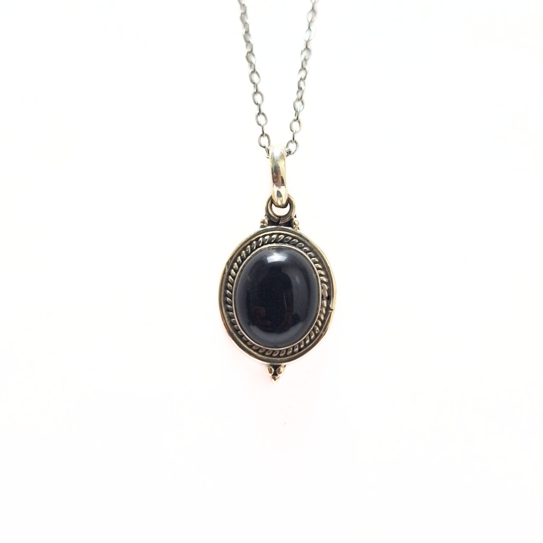 Onyx Pendant (10x12) |Silver