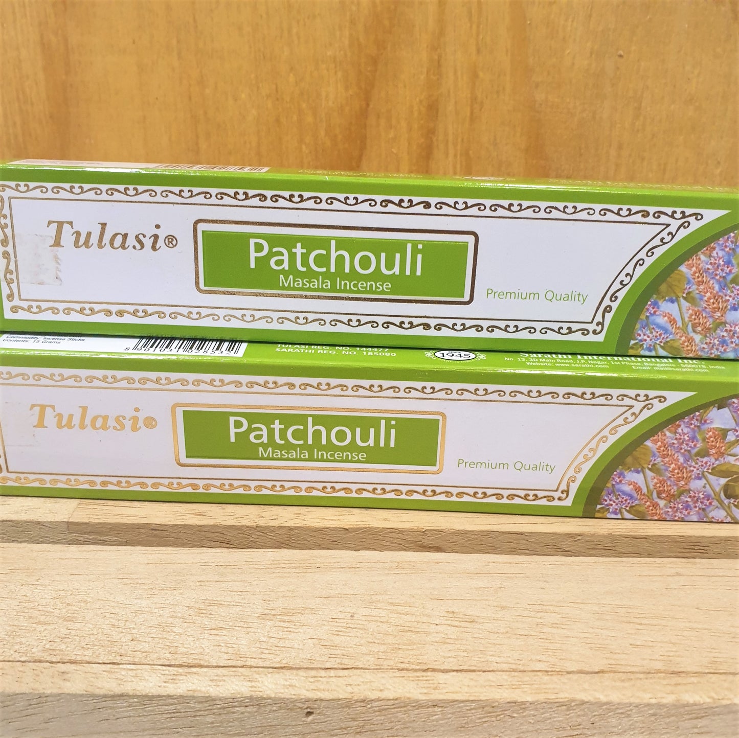 Tulasi Patchouli Incense Sticks