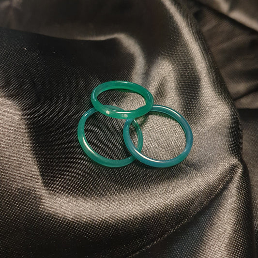 Green Agte 3mm Band