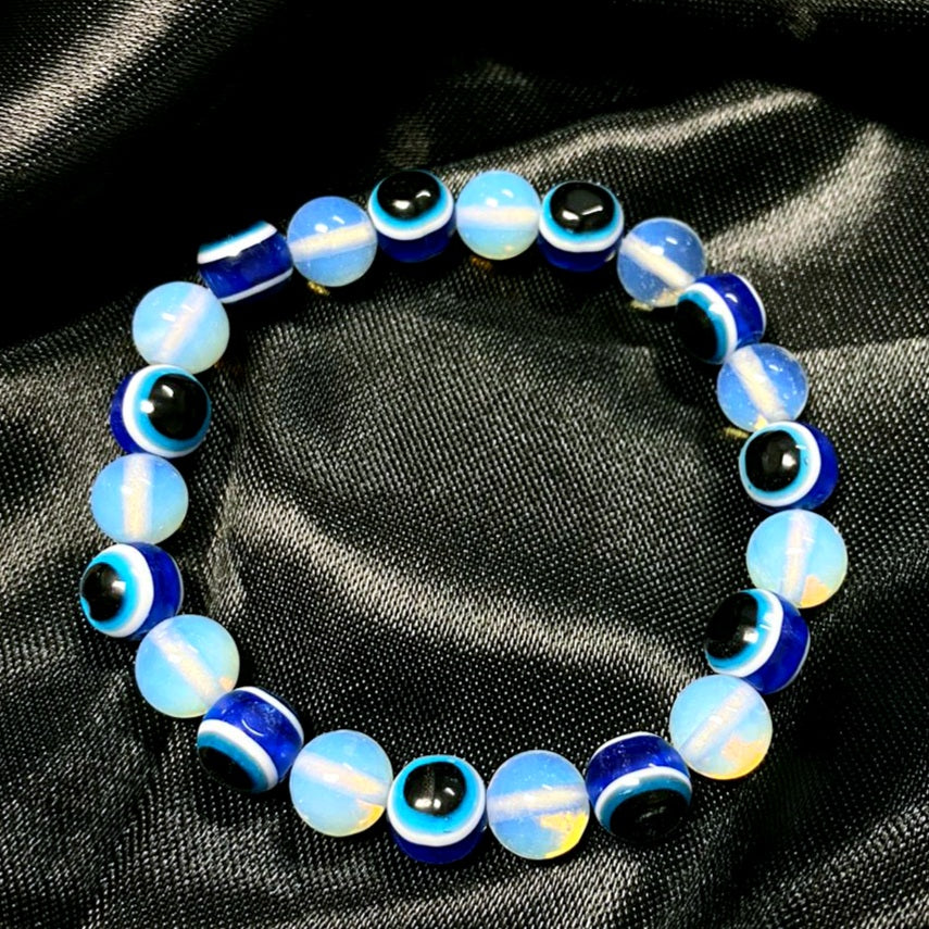 Evil Eye & Opalite Bracelet