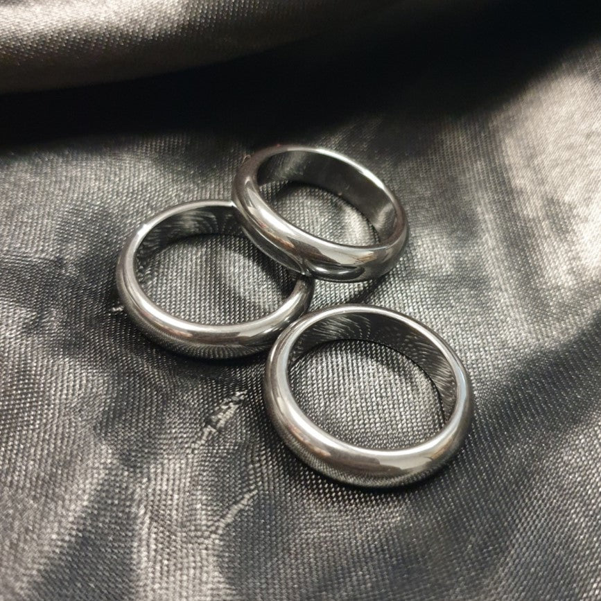 Hematite 6mm Band