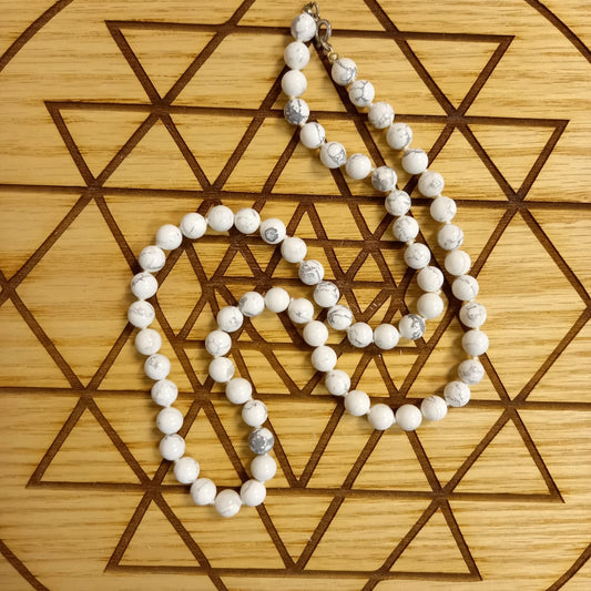 Howlite Beaded Necklace