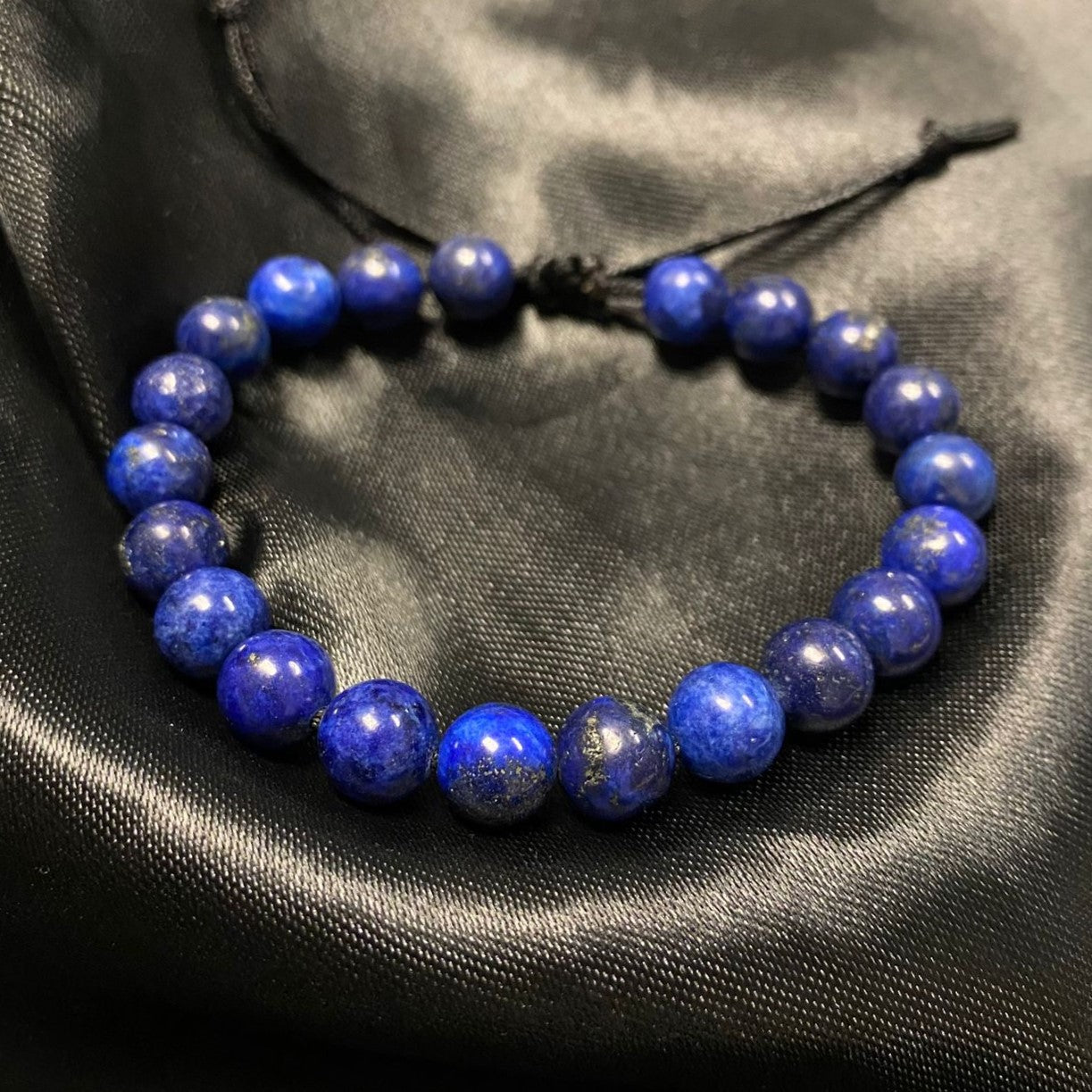 Lapis Lazuli Macrame Bracelet