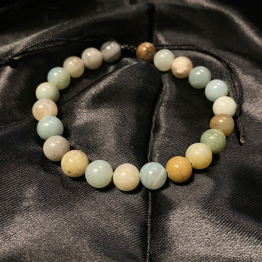 Amazonite Macrame Bracelet