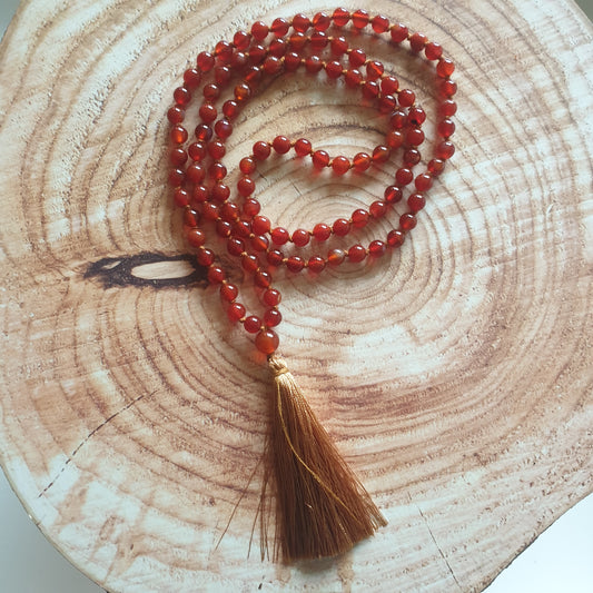 Carnelian Mala