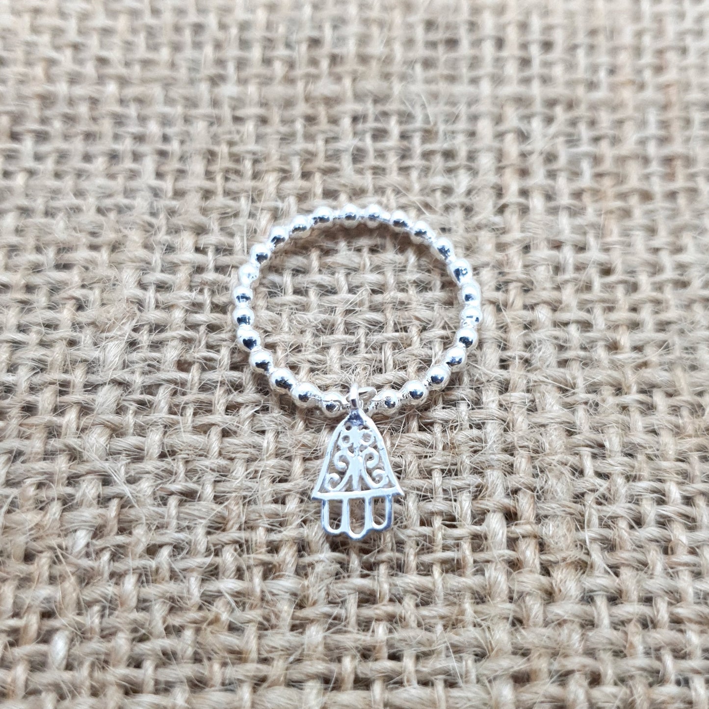 Hamsa Ring |Silver