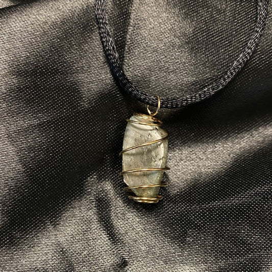 Labradorite Spiral Pendant