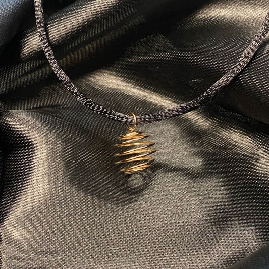 Gold Spiral Pendant - Small