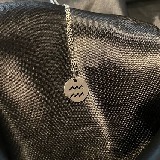 Aquarius Medallion Necklace