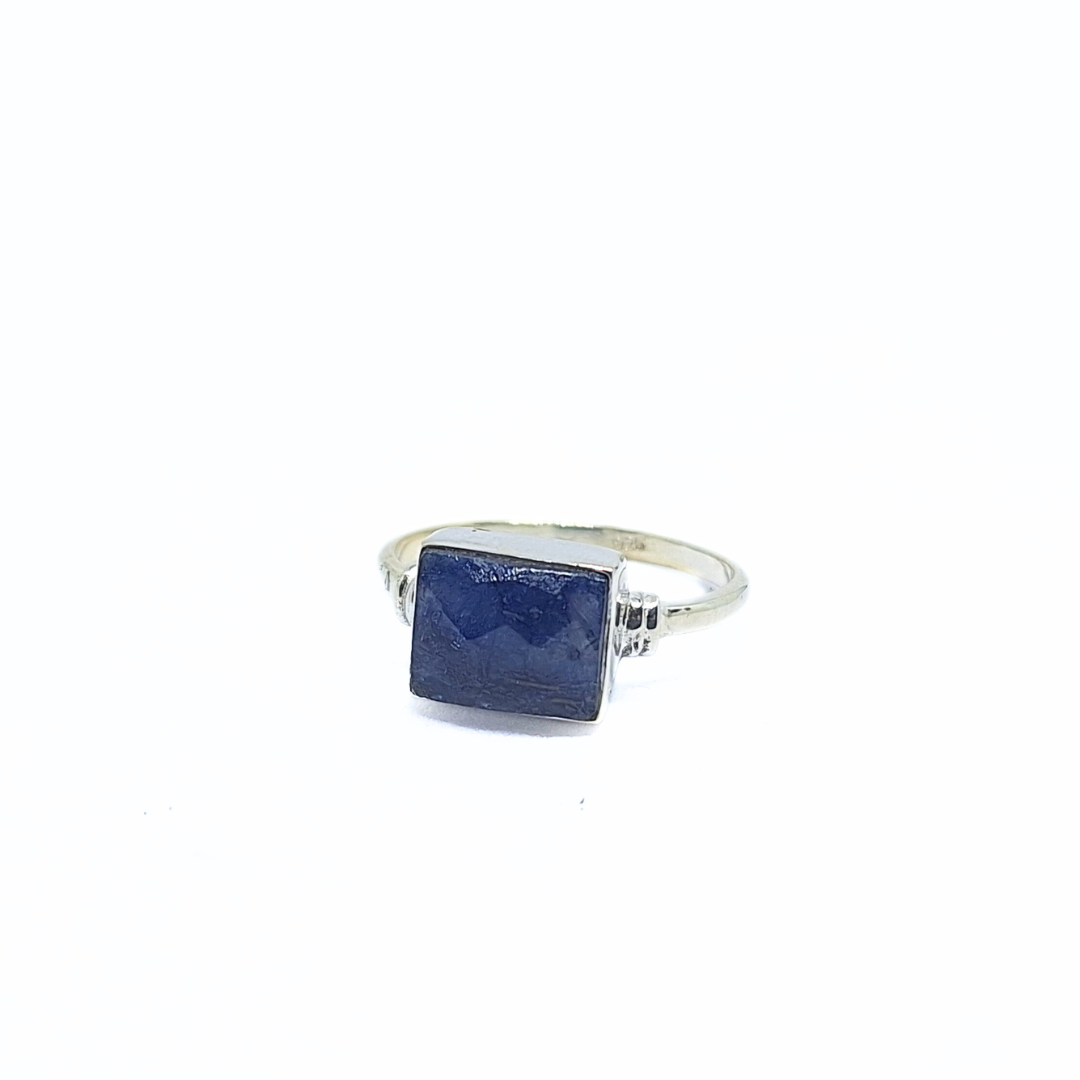 Blue Sapphire Bree Ring |Silver