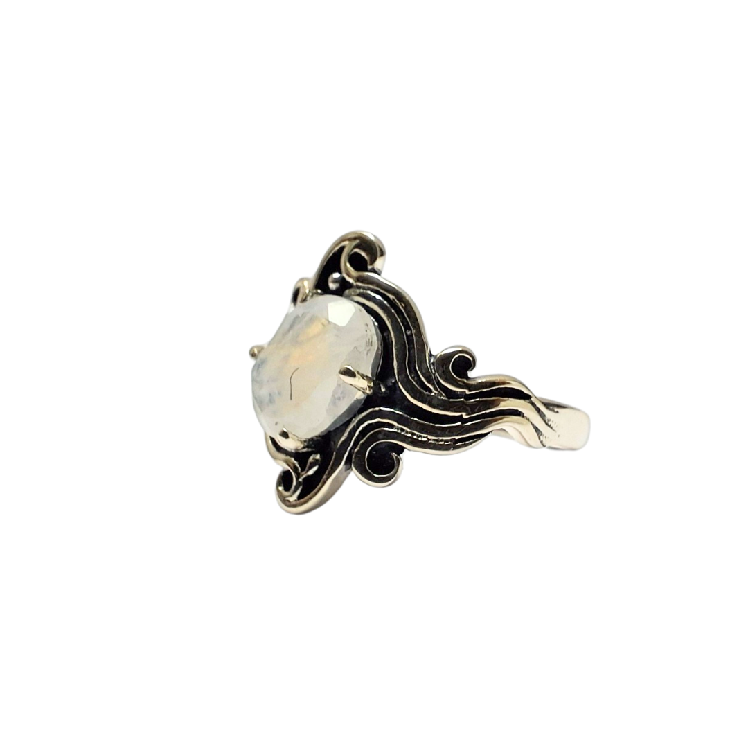 Moonstone Reina Ring |Silver