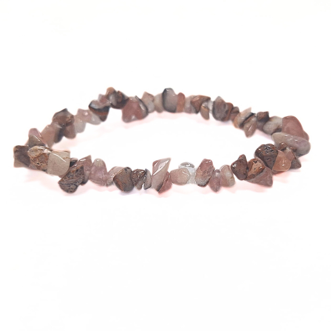 Pink Amethyst Chip Bracelet