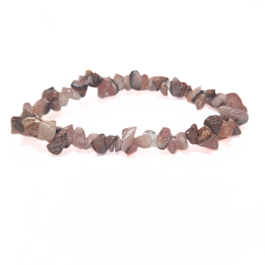 Pink Amethyst Chip Bracelet