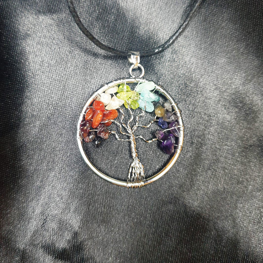 Chakra Tree Pendant