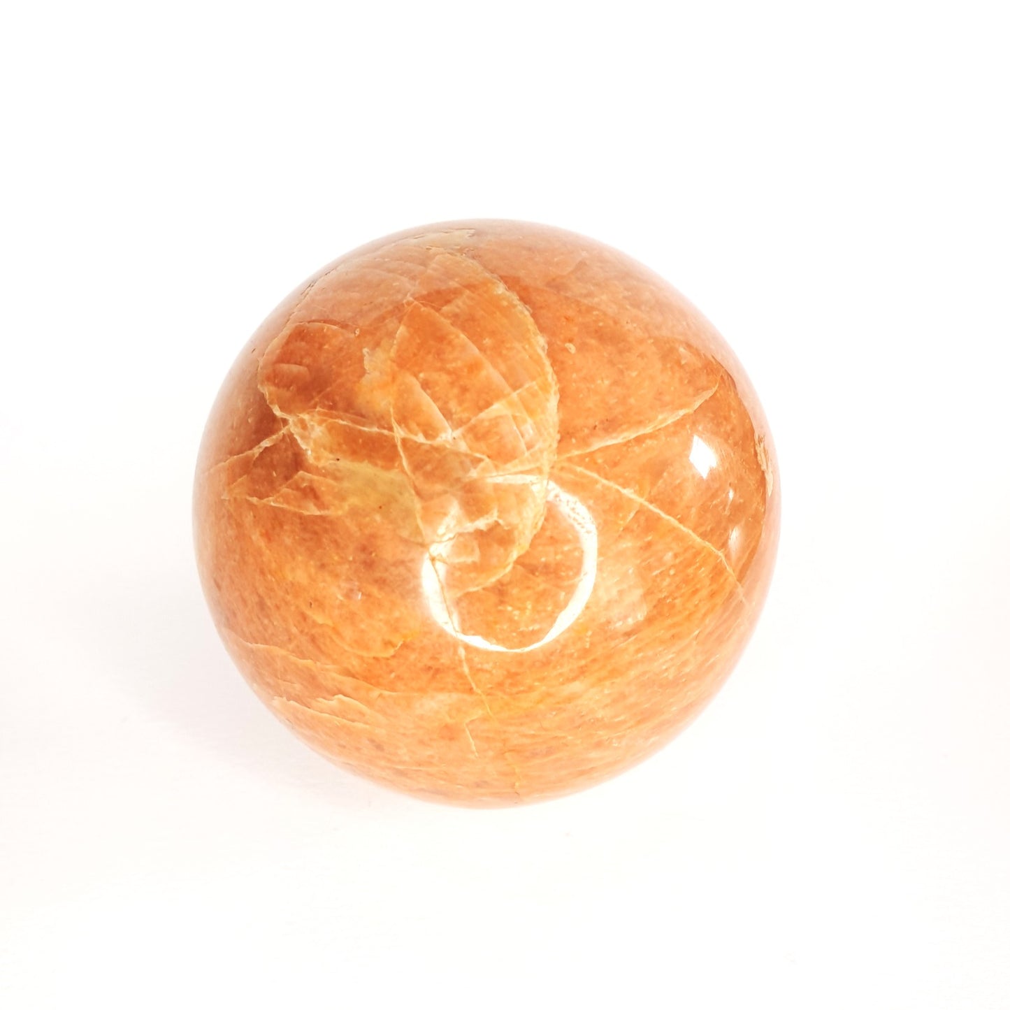 Peach Moonstone Sphere 453g