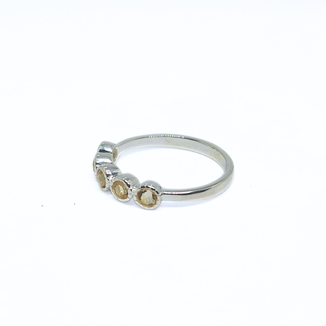 Citrine Elize Ring |Silver
