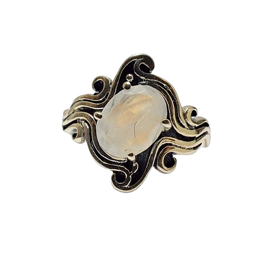 Moonstone Reina Ring |Silver