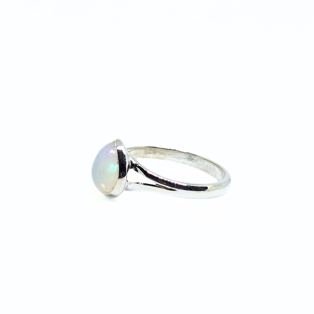 Opal Tear Ring |Silver
