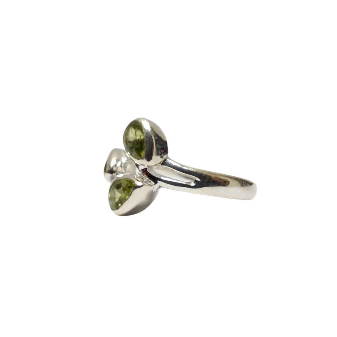 Peridot Gabz Ring |Silver